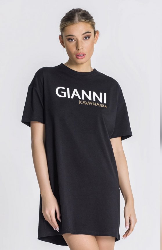 Black Gianni Tee Dress